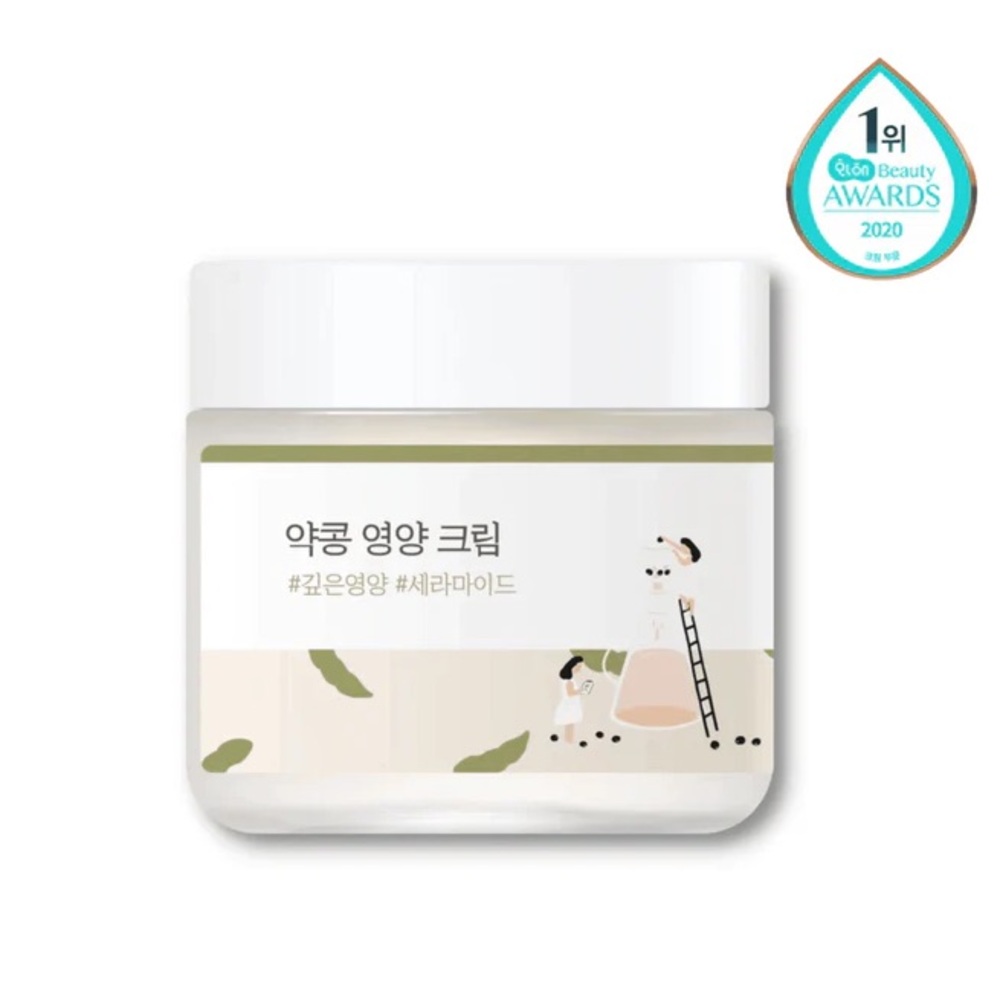 Round Lab Soybean Nourishing Cream- vegan, repair skin barrier, intensive, lines